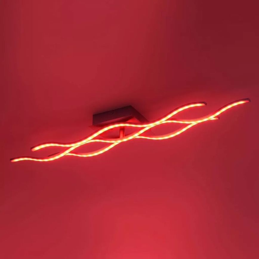 JUST LIGHT. 16266-55 - LED RGB dimbar taklampa LOLA WAVE LED/30W/230V 2700-5000K + fjärrkontroll