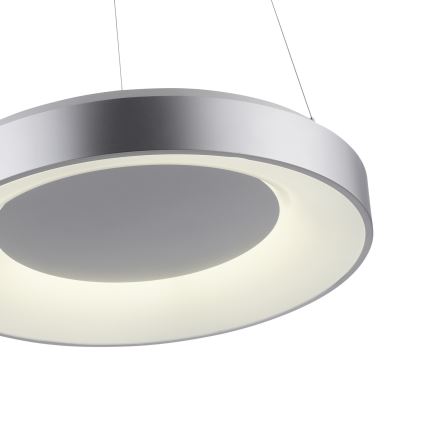 JUST LIGHT. 17075-21 - LED ljusreglerad ljuskrona på textilsladd KETO ANIKA LED/26,5W/230V 2700-5000K + fjärrkontroll