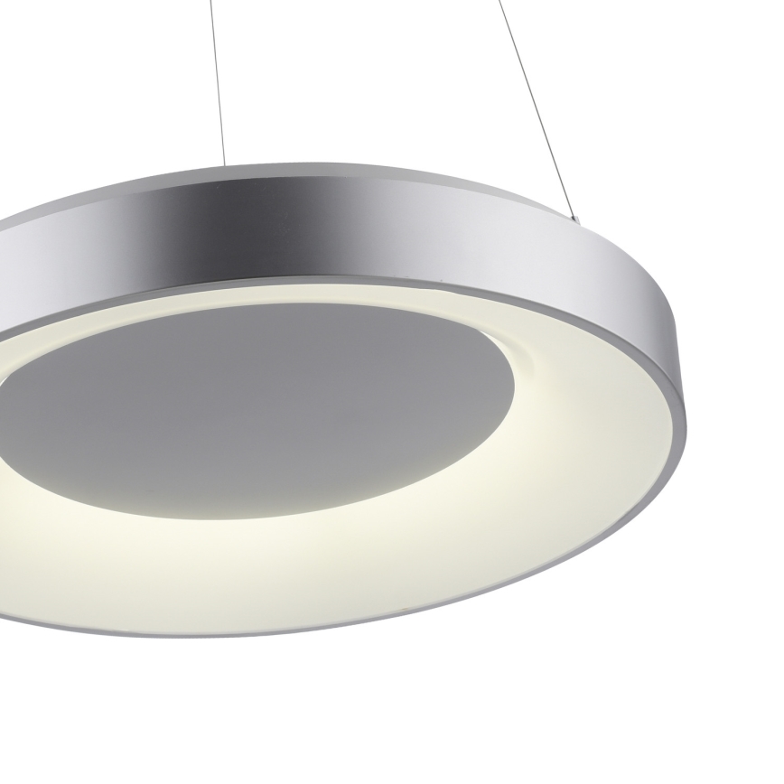 JUST LIGHT. 17075-21 - LED ljusreglerad ljuskrona på textilsladd KETO ANIKA LED/26,5W/230V 2700-5000K + fjärrkontroll
