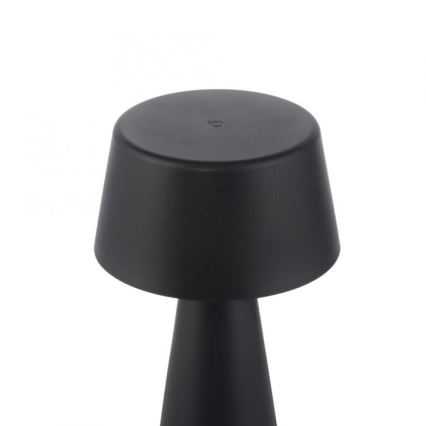 JUST LIGHT. 19260-18 - LED Dimbart touch-utomhuslampa ABERA LED/3W/3,7V 2000 mAh USB IP54 svart