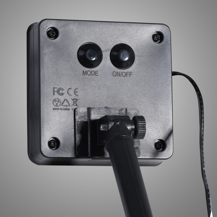 JUST LIGHT. 19971-18 - RGB-LED solcellsdriven remsa TEANIA LED/3,7 V 5 m 1200 mAh IP44 svart