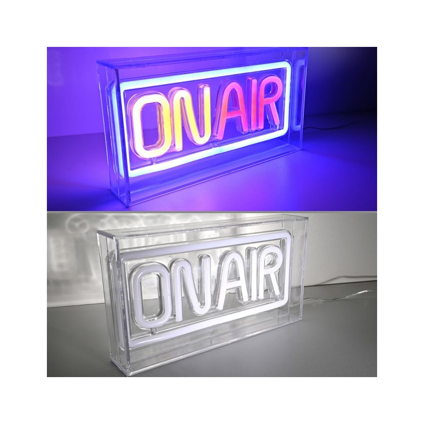 JUST LIGHT. 85013-70 - LED Neon bord dekoration NEON LED/4W/5V On Air