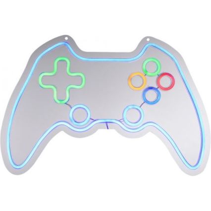 JUST LIGHT. 85022-70 - LED-neonväggdekoration NEON LED/6,5W/5V för gamers