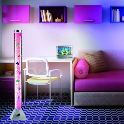 JUST LIGHT. 85106-55 - LED RGB Dekorativ golvlampa AVA 12xLED/0,06W/230V