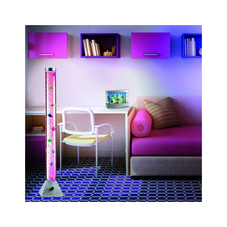 JUST LIGHT. 85106-55 - LED RGB Dekorativ golvlampa AVA 12xLED/0,06W/230V