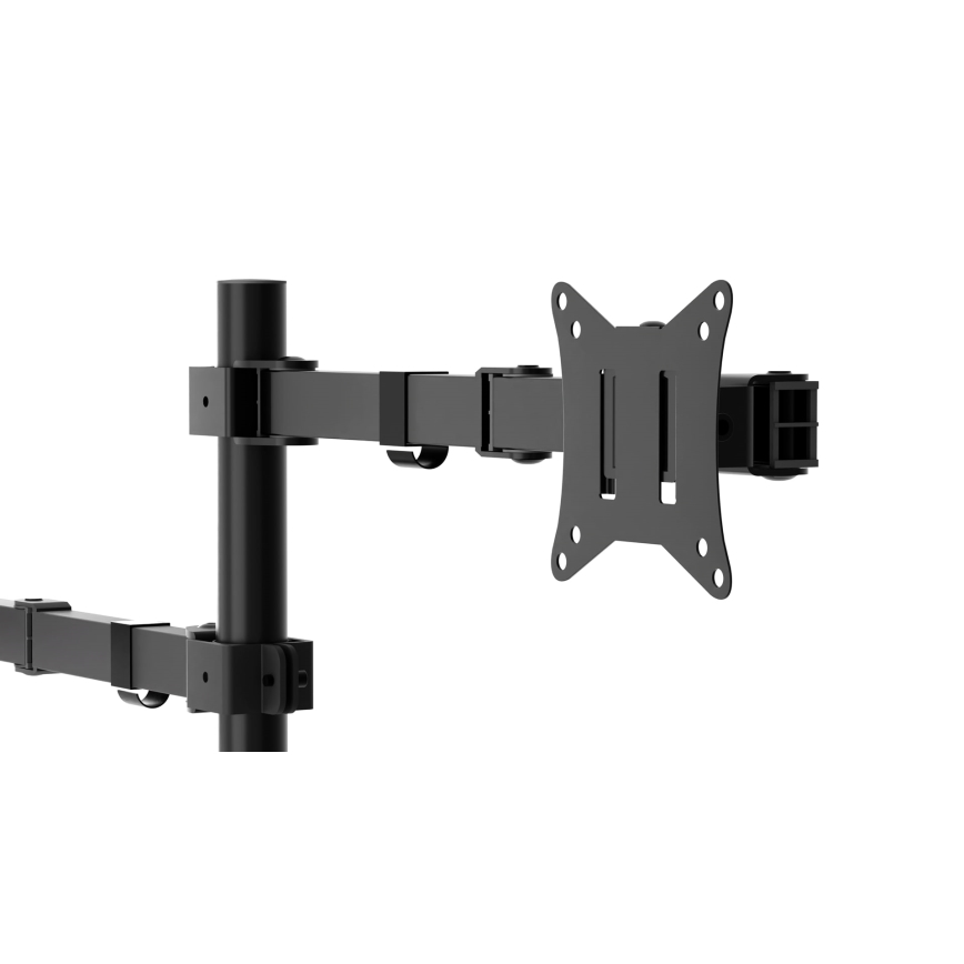 Justerbar bildskärm och laptophållare LEVANO svart