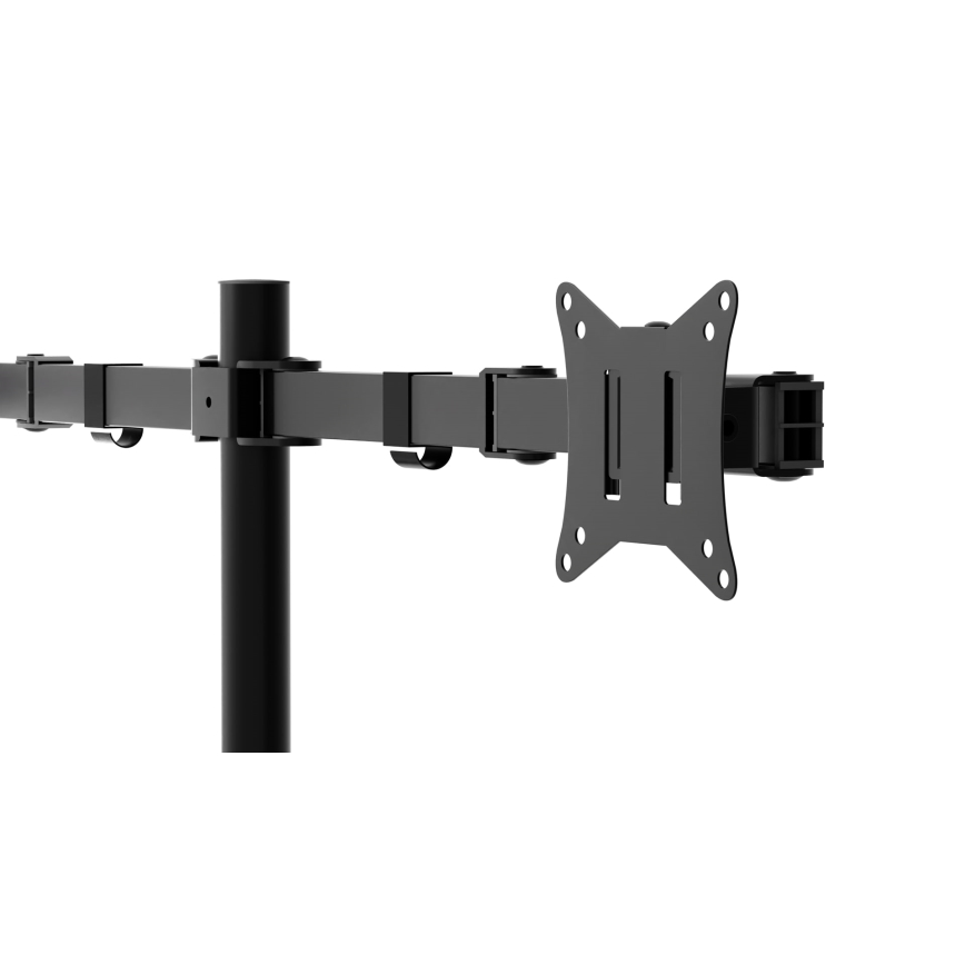 Justerbar bildskärmshållare LEVANO svart