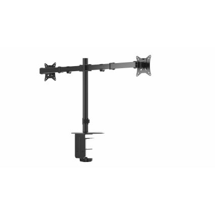 Justerbar bildskärmshållare LEVANO svart