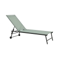 Justerbar solstol TERA 57x185 cm grön