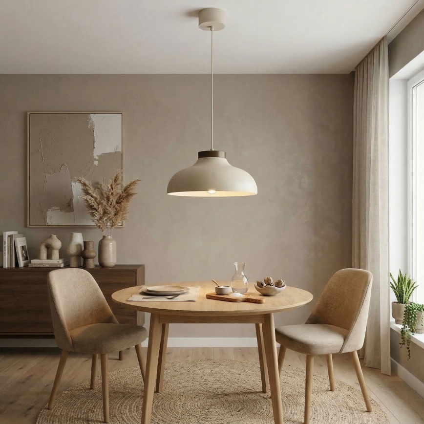 Kabelpendel BASCA 1xE27/15W/230V beige/brun