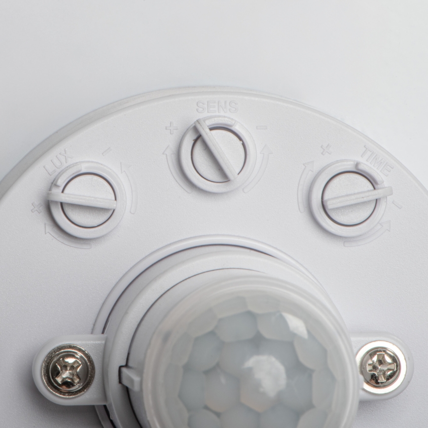 FOGLER LED takarmatur med rörelse- och skymningssensor, 12W/230V, Ø 28 cm