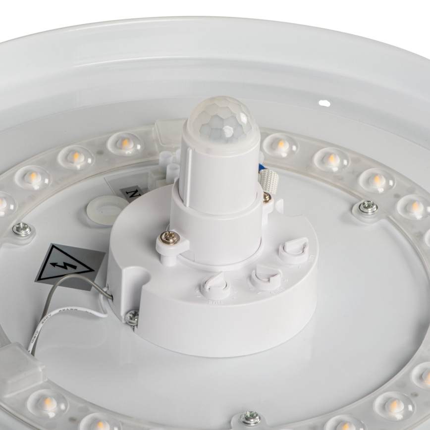 FOGLER LED takarmatur med rörelse- och skymningssensor, 12W/230V, Ø 28 cm