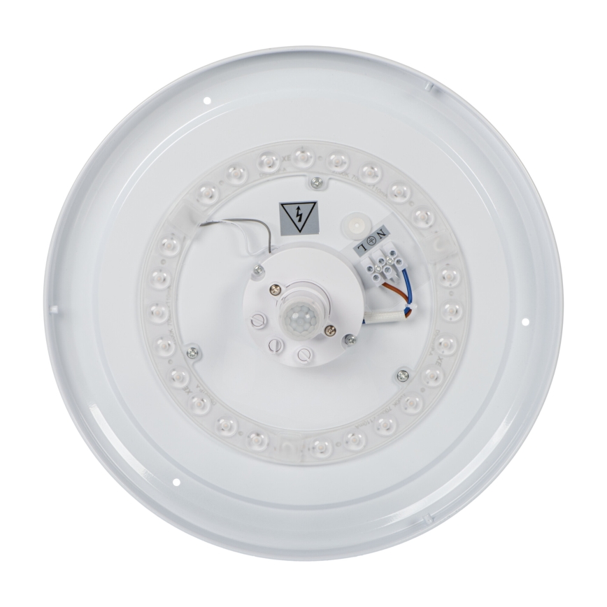 LED-taklampa med rörelsesensor och skymningssensor FOGLER LED/17W/230V Ø 33 cm