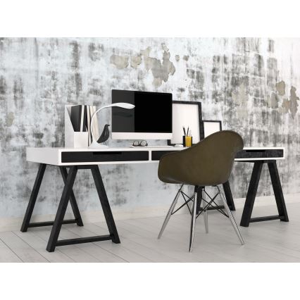 LED Dimbara flexibla skrivbordslampa FRANCO LED/6,8W/230V vit