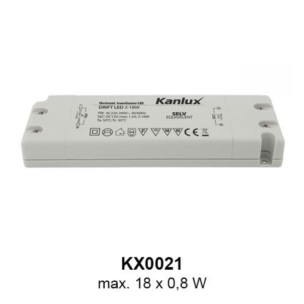 Kanlux 23100 - LED Nattlampa SOLA 1xLED/0,8W/12V