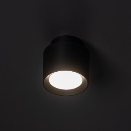 LED-spotlampa SONOR LED/6W/230V 3000/4000/5700K + LED/1,5W 2200K Ø 9 cm svart