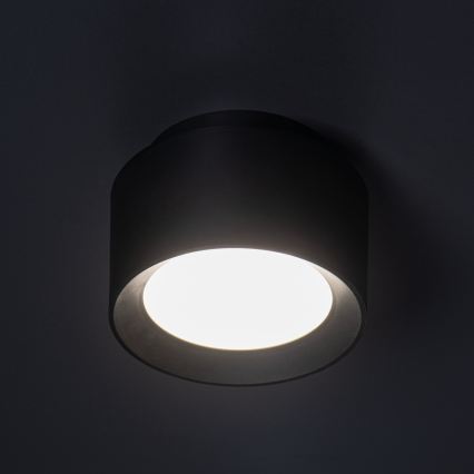 LED-spot SONOR LED/12W/230V 3000/4000/5700K + LED/1,5W 2200K Ø 14 cm svart