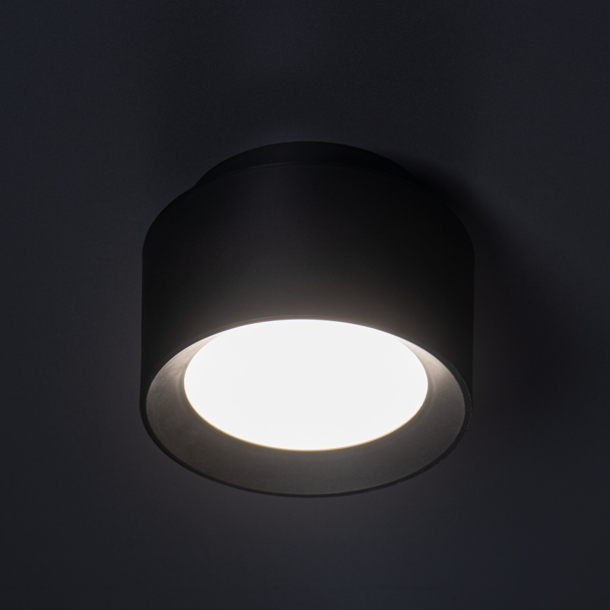 LED-spot SONOR LED/12W/230V 3000/4000/5700K + LED/1,5W 2200K Ø 14 cm svart
