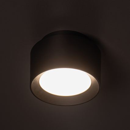 LED-spot SONOR LED/12W/230V 3000/4000/5700K + LED/1,5W 2200K Ø 14 cm svart