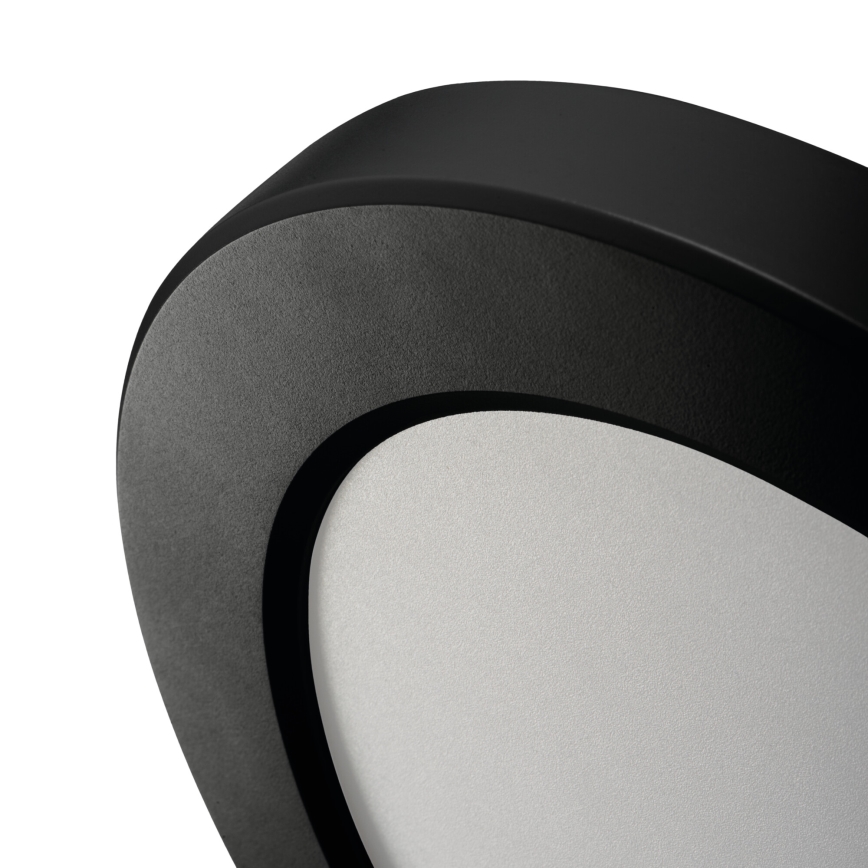 LED Tak- och infälld belysning med rörelsesensor 2-i-1 ERGA LED/17W/230V 3000/4000/6500K svart