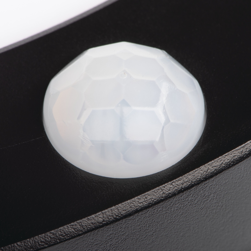 LED Tak- och infälld belysning med rörelsesensor 2-i-1 ERGA LED/17W/230V 3000/4000/6500K svart