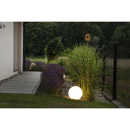Utomhuslampa STONO 1xE27/25W/230V Ø 30 cm IP65