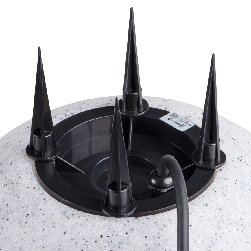 Utomhuslampa STONO 1x E27, 15 W, 230 V, Ø 20 cm, IP65