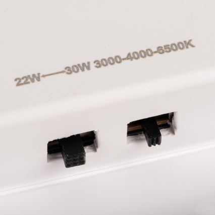 LED-taklampa med rörelse- och skymningssensor VARSO LED/22/30W/230V 3000/4000/6500K Ø 33 cm IP54