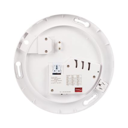 LED-taklampa med rörelse- och skymningssensor VARSO LED/22/30W/230V 3000/4000/6500K Ø 33 cm IP54