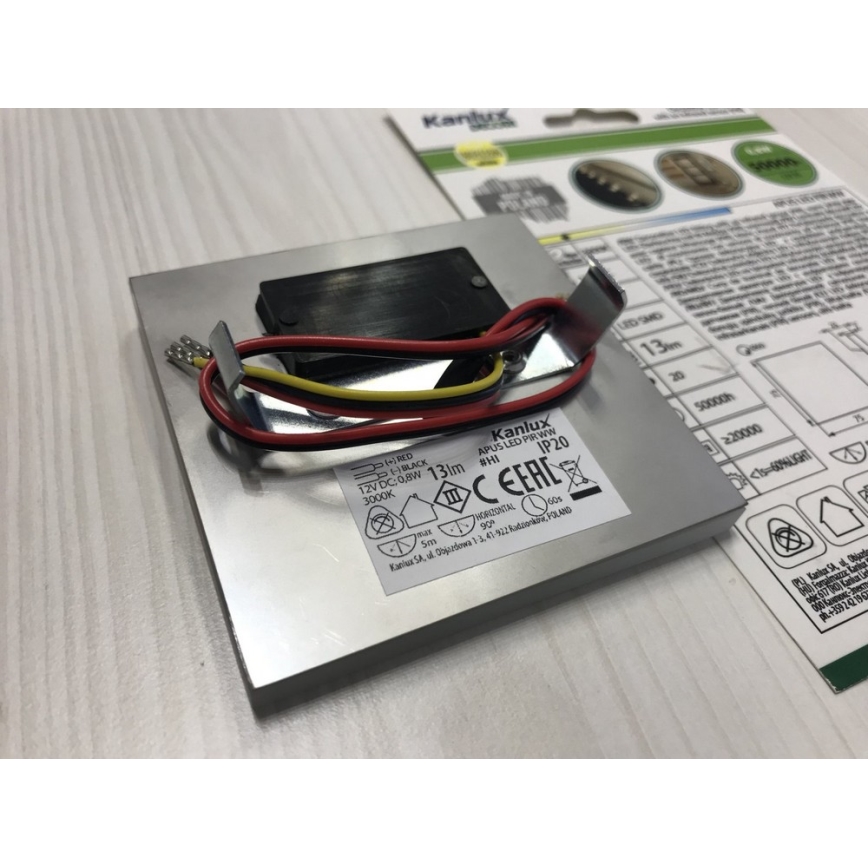 LED-trapparmatur med sensor LED/0,8W/12V 3000K