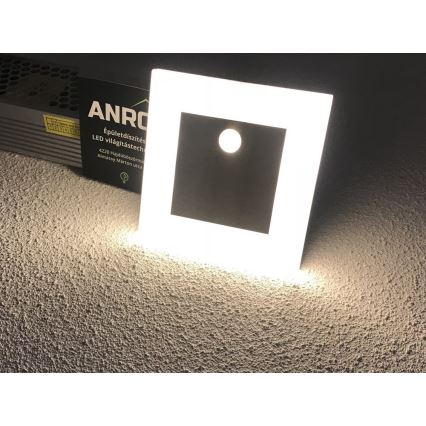 Kanlux 27370 - LED Trappljus APUS med sensor LED/0,8W/12V 3000K
