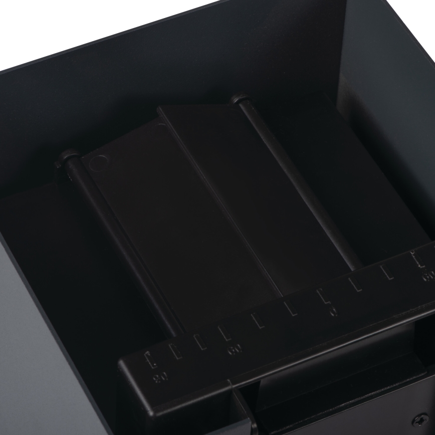 LED solcellsdriven vägglampa med inbyggd sensor REKA LED/3W/3,7V 1800 mAh 3000/4000/6500K IP65 svart