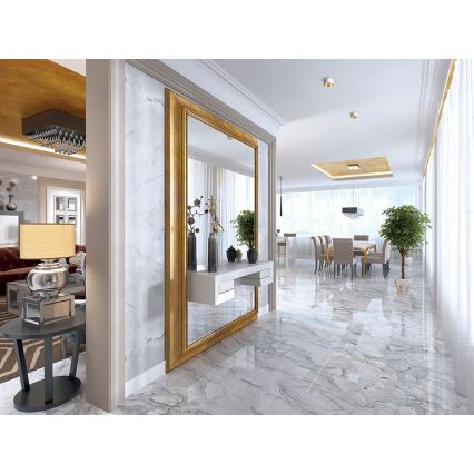 Infälld spotlight GOVIK GU10/10W vit/guld