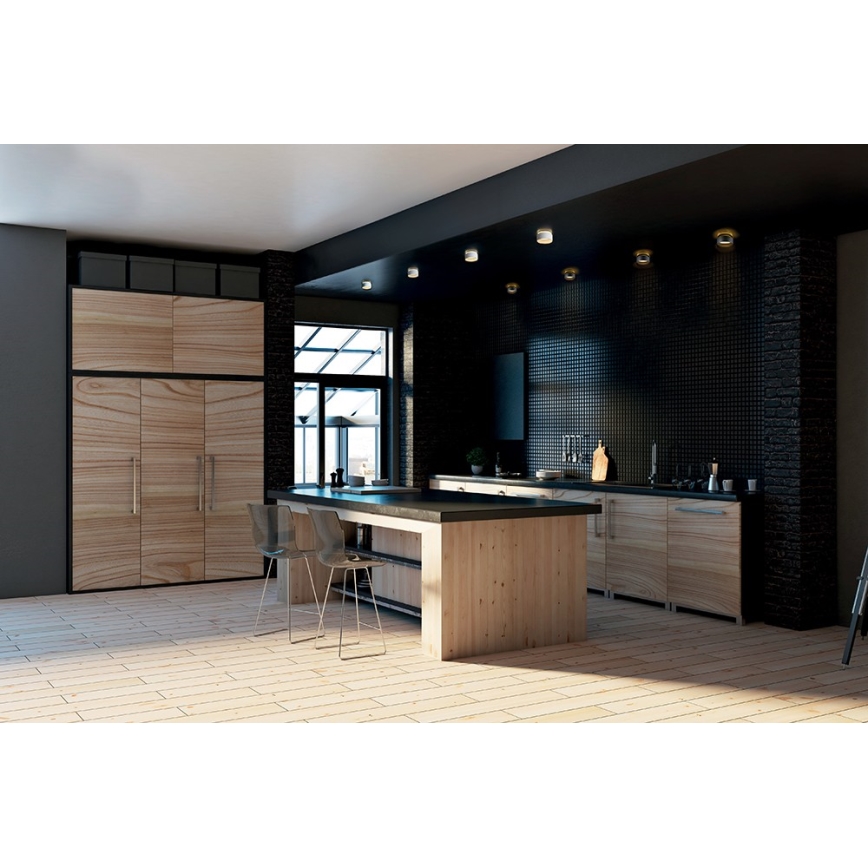 Infälld spotlight GOVIK GU10/10W svart