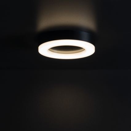 LED taklampa för utomhusbruk TURA LED/15W/230V 4000K IP65 svart