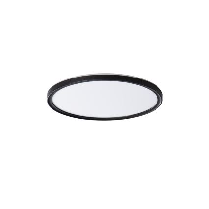 LED taklampa för badrum AZPO LED/11,8W/230V diameter 22,5 cm IP54 svart