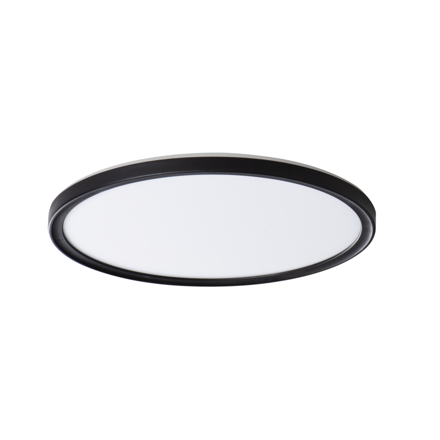 LED taklampa AZPO LED/18,5W/230V 3000/4000/6000K Ø 29 cm IP54 svart