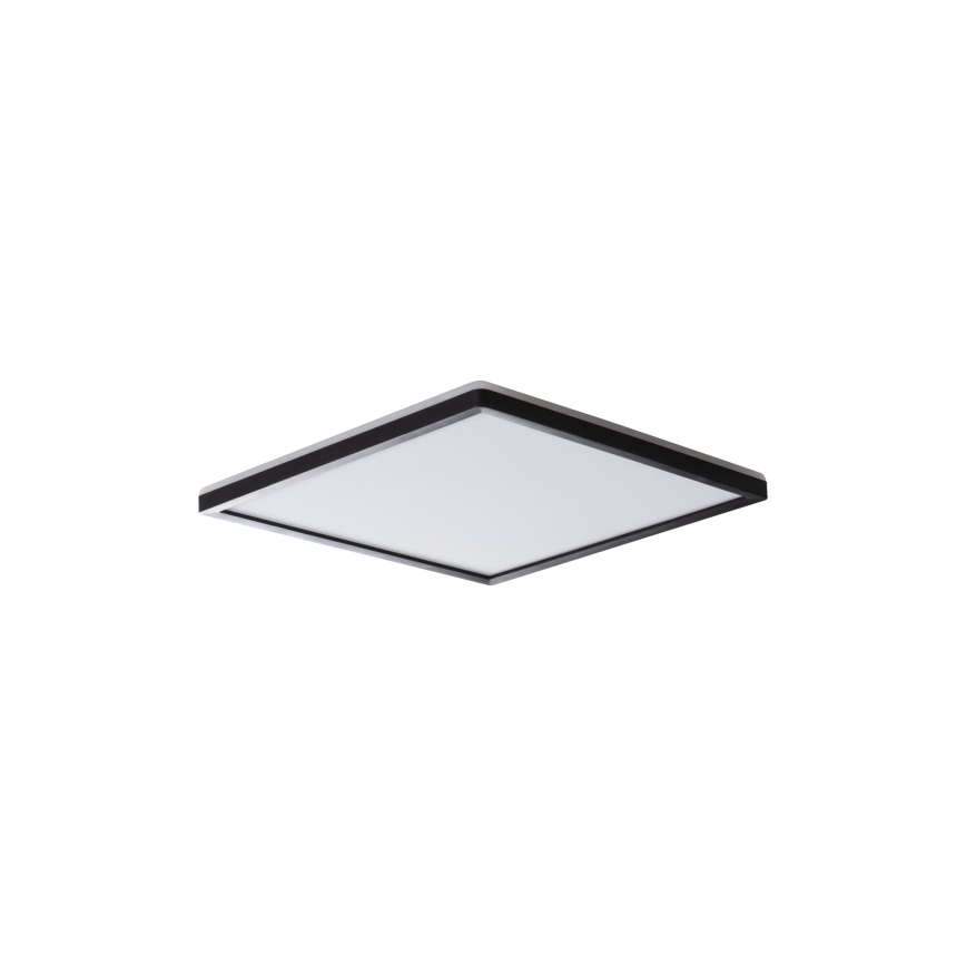 LED takarmatur AZPO LED/12,3W/230V 3000/4000/6000K 22,5x22,5 cm IP54 svart