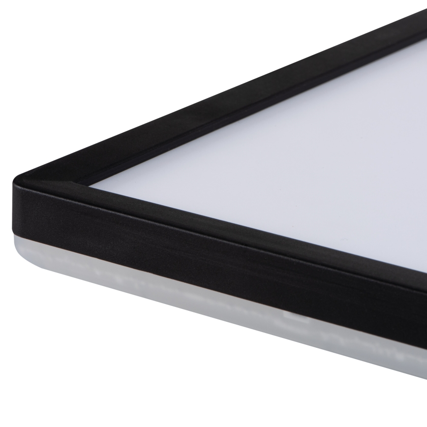 LED takarmatur AZPO LED/12,3W/230V 3000/4000/6000K 22,5x22,5 cm IP54 svart