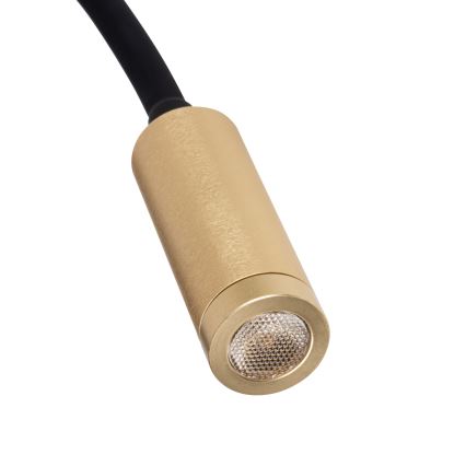 Flexibel LED-lampa TONIL LED/3,3W/230V svart/guld