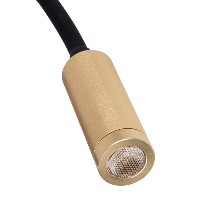 Flexibel LED-lampa TONIL LED/3,3W/230V svart/guld