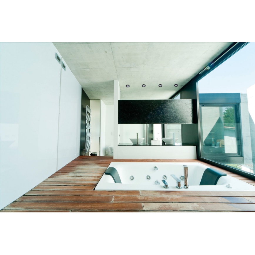 Badrum infälld Belysning FLINI 10W IP44 svart