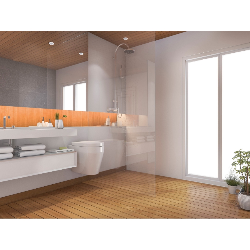 Badrum infälld Belysning FLINI 10W IP44 vit