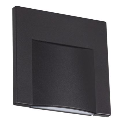 LED trapparmatur ERINUS LED/0,8W/12V 4000K svart