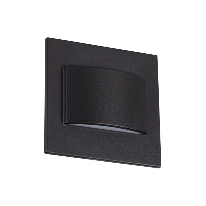 LED trappljus  ERINUS LED/1,5W/12V 3000K svart 