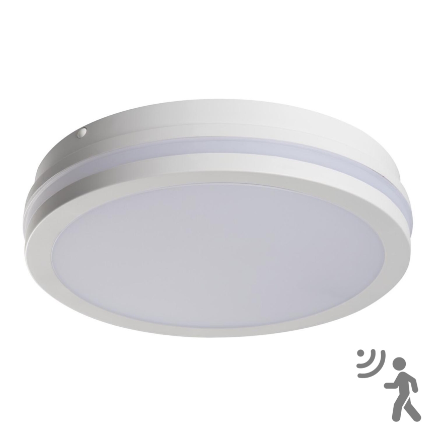 Kanlux 33344 - LED Utomhusbelysning med sensor BENO LED/24W/230V 4000K vit IP54