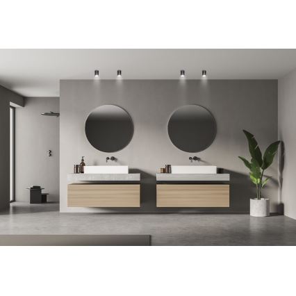 Utomhusspotarmatur AQILO 1xGU10/7W/230V IP65 svart