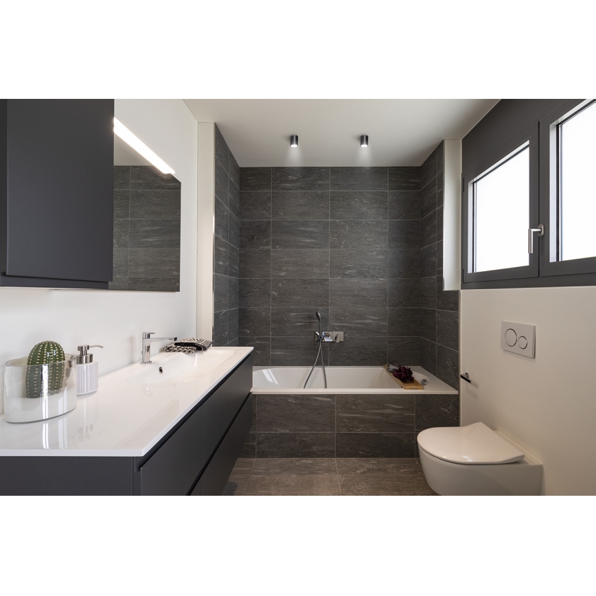 Kanlux 33362 - Spotlight för utomhusbruk AQILO 1xGU10/7W/230V IP65 antracit