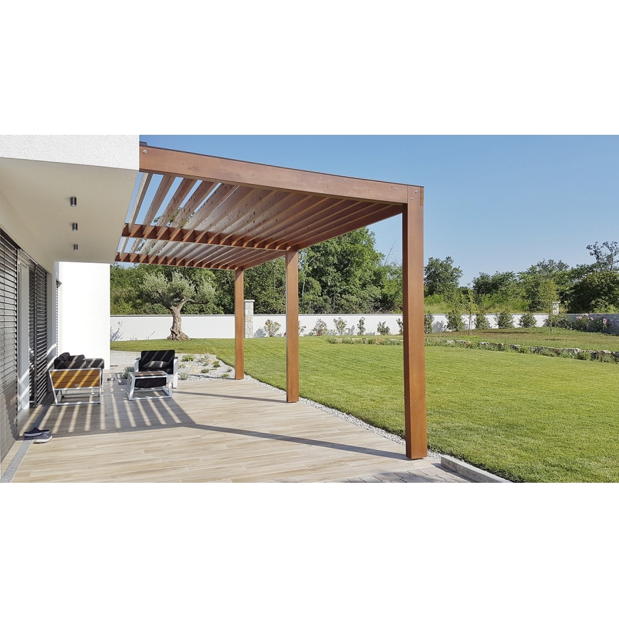 Utomhusspotlampa AQILO 1xGU10/7W/230V IP65 antracit