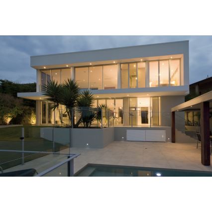 LED Inbygd lampa  GLASI LED/3W/230V 4000K IP44 vit